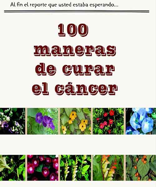 Portada libro 100 maneras de curar el cáncer